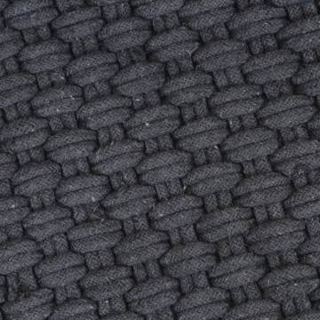 Rectangular Anthracite Cotton Rug 160x230 cm | Hipo Market