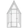 Chicken Cage Silver 200x100x190 cm - Galvanised Steel