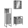 3 Piece Bathroom Cabinet Set - Grey Sonoma - Stylish & Practical