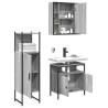 3 Piece Bathroom Cabinet Set - Grey Sonoma - Stylish & Practical