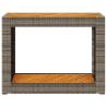 Garden Side Table with Wooden Top - 100x40x75 cm | HipoMarket