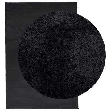 OVIEDO Black Short Pile Rug 300x400 cm - Soft & Durable