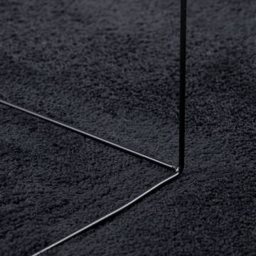 OVIEDO Black Short Pile Rug 300x400 cm - Soft & Durable