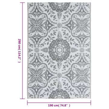 Outdoor Carpet Light Grey 190x290 cm | Stylish & Soft