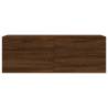 Wall Cabinet Brown Oak | Engineered Wood 100x36.5x35 cm