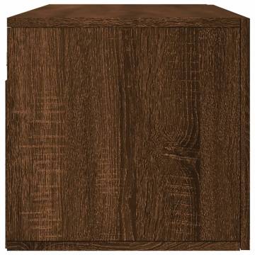 Wall Cabinet Brown Oak | Engineered Wood 100x36.5x35 cm