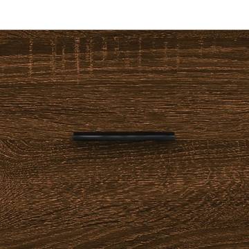 Wall Cabinet Brown Oak | Engineered Wood 100x36.5x35 cm