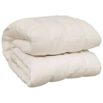 Weighted Blanket Light Cream 220x240 cm King 15 kg - Buy Now