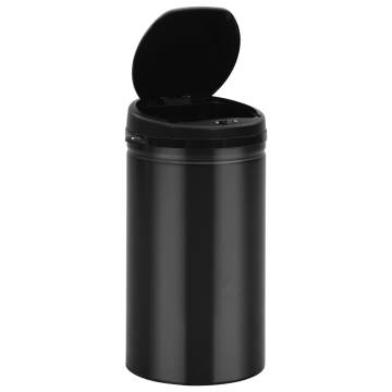 Automatic Sensor Dustbin 50 L - Carbon Steel Black