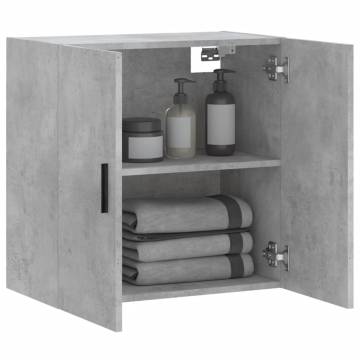 Wall Cabinet Concrete Grey 60x31x60 cm | Hipomarket