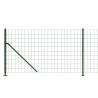 Wire Mesh Fence with Flange Green 1x10 m - Durable & Versatile