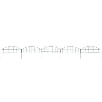 Arched Garden Fence Set - Green | 77.3x26 cm