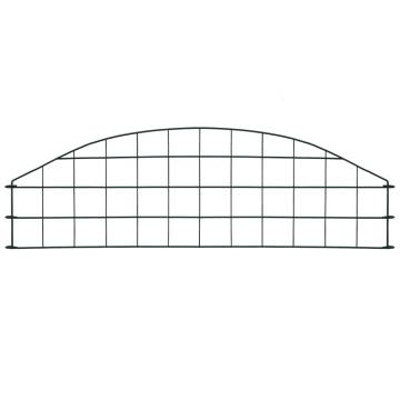 Arched Garden Fence Set - Green | 77.3x26 cm