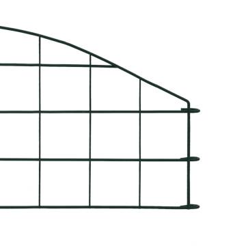 Arched Garden Fence Set - Green | 77.3x26 cm