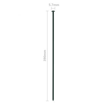 Arched Garden Fence Set - Green | 77.3x26 cm