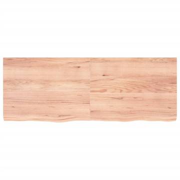 Treated Solid Oak Table Top - Light Brown 160x60 cm