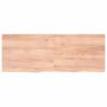 Treated Solid Oak Table Top - Light Brown 160x60 cm