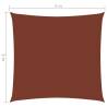 Terracotta Sunshade Sail 3x3m | Oxford Fabric Protection