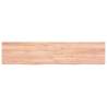 Light Brown Wall Shelf - Solid Oak Wood | Hipo Market