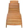 Sun Loungers 2 pcs Solid Acacia Wood - Relax Comfortably