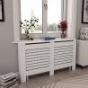 Radiator Cover White 152x19x81.5 cm MDF Colour white Size 152 x 19 x 81.5 cm Quantity in Package 1 