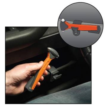 Lifehammer Safety Hammer Plus Orange - Emergency Tool for Cars