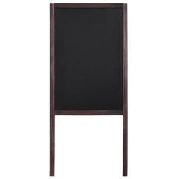 Double-Sided Blackboard Cedar Wood 40x60 cm | Hipomarket