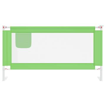 Toddler Safety Bed Rail Green - 160x25 cm Fabric Protection