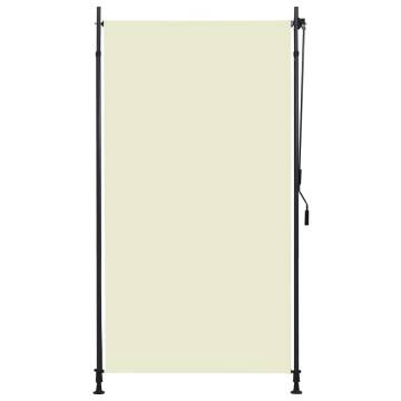 Outdoor Roller Blind 120x270 cm Cream - Privacy & Shade