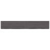 Dark Brown Solid Oak Bathroom Countertop - 180x40 cm