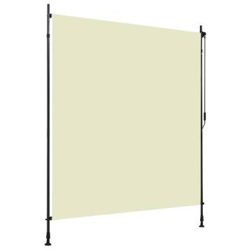 Cream Outdoor Roller Blind 200x270 cm - Privacy & Shade