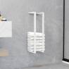 Towel Rack White 12.5x12.5x60 cm Steel Colour white Size 12.5 x 12.5 x 60 cm 