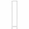 Towel Rack White 12.5x12.5x60 cm - Durable Steel Design