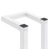 Towel Rack White 12.5x12.5x60 cm - Durable Steel Design