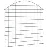 Arched Garden Fence Set 77.5x78.5 cm - Green | Hipomarket