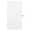 Saddle Cabinet White 53x53x105 cm Steel - Durable & Stylish Storage