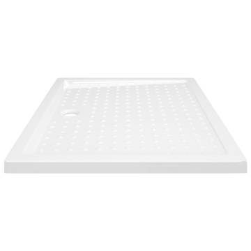 Shower Base Tray with Dots White 80x100 cm - Modern & Durable