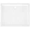 Shower Base Tray with Dots White 80x100 cm - Modern & Durable