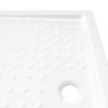 Shower Base Tray with Dots White 80x100 cm - Modern & Durable