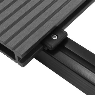 WPC Decking Boards 26 m² Grey - Durable & Stylish Solution