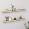 Wall Shelves 2 pcs Sonoma Oak 100x9x3 cm Colour sonoma oak Size 100 x 9 x 3 cm Quantity in Package 2 Number of Pieces 1 