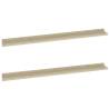 Wall Shelves 2 pcs Sonoma Oak - Stylish Storage Solution