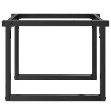 Cast Iron O-Frame Coffee Table Legs - 50x40x38 cm