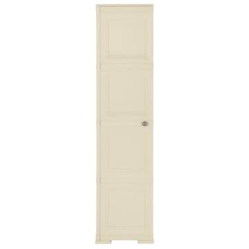 Plastic Cabinet 40x43x164 cm - Wood Design Angora White