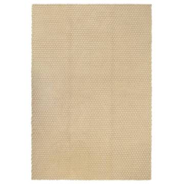 Rectangular Natural Cotton Rug 120x180 cm - Cozy & Durable