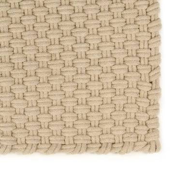 Rectangular Natural Cotton Rug 120x180 cm - Cozy & Durable