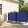 Retractable Side Awning Blue 100x1000 cm Colour blue Size 100 x 1000 cm Quantity in Package 1 