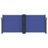 Retractable Side Awning Blue 100x1000 cm - Privacy & Style