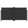 Retractable Side Awning Black 120x1000 cm - HipoMarket