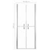 Shower Door Clear ESG 86x190 cm - Elegant & Functional Design